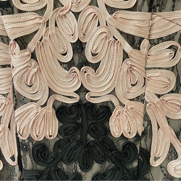 JS Collections Soutache Lace Cocktail Dress - Picture 3 of 5